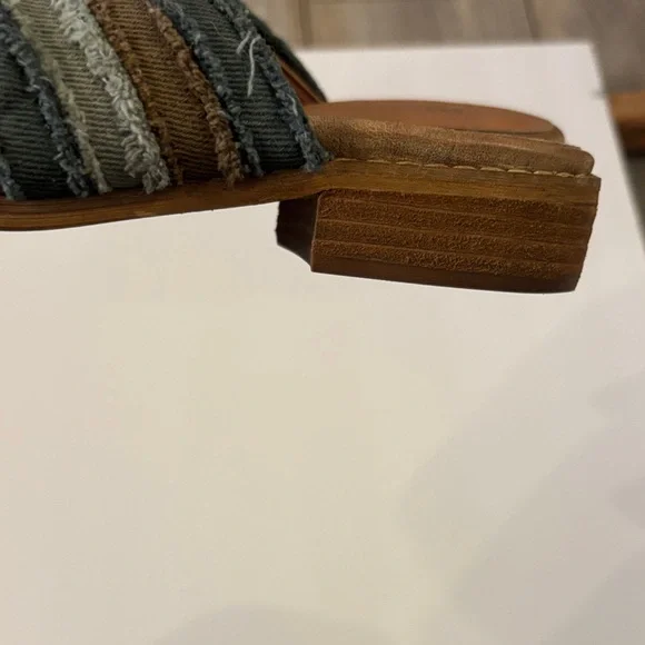 Mi.iM Tan Women’s 7.5 Slip-On Mules Made w Leather - Picture 5 of 7